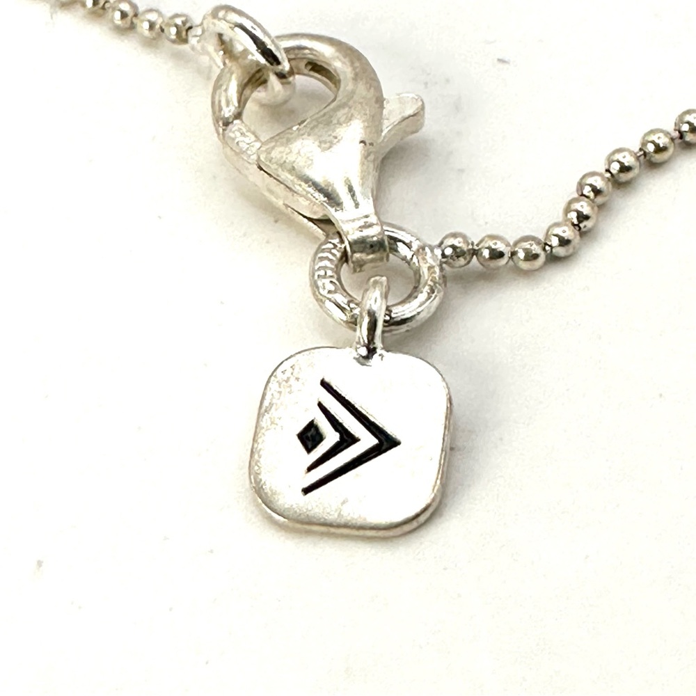Silpada Retired N2727 Sterling Silver “Big Dreamer” Hammered Pendant Necklace - Picture 7 of 8
